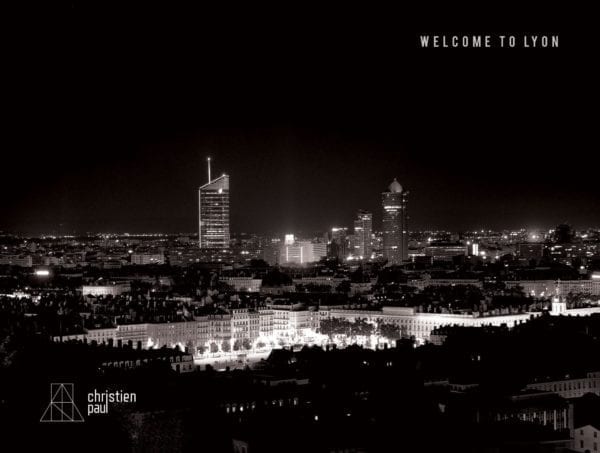 Christien Paul - Post Card Magnet (welcome to lyon)