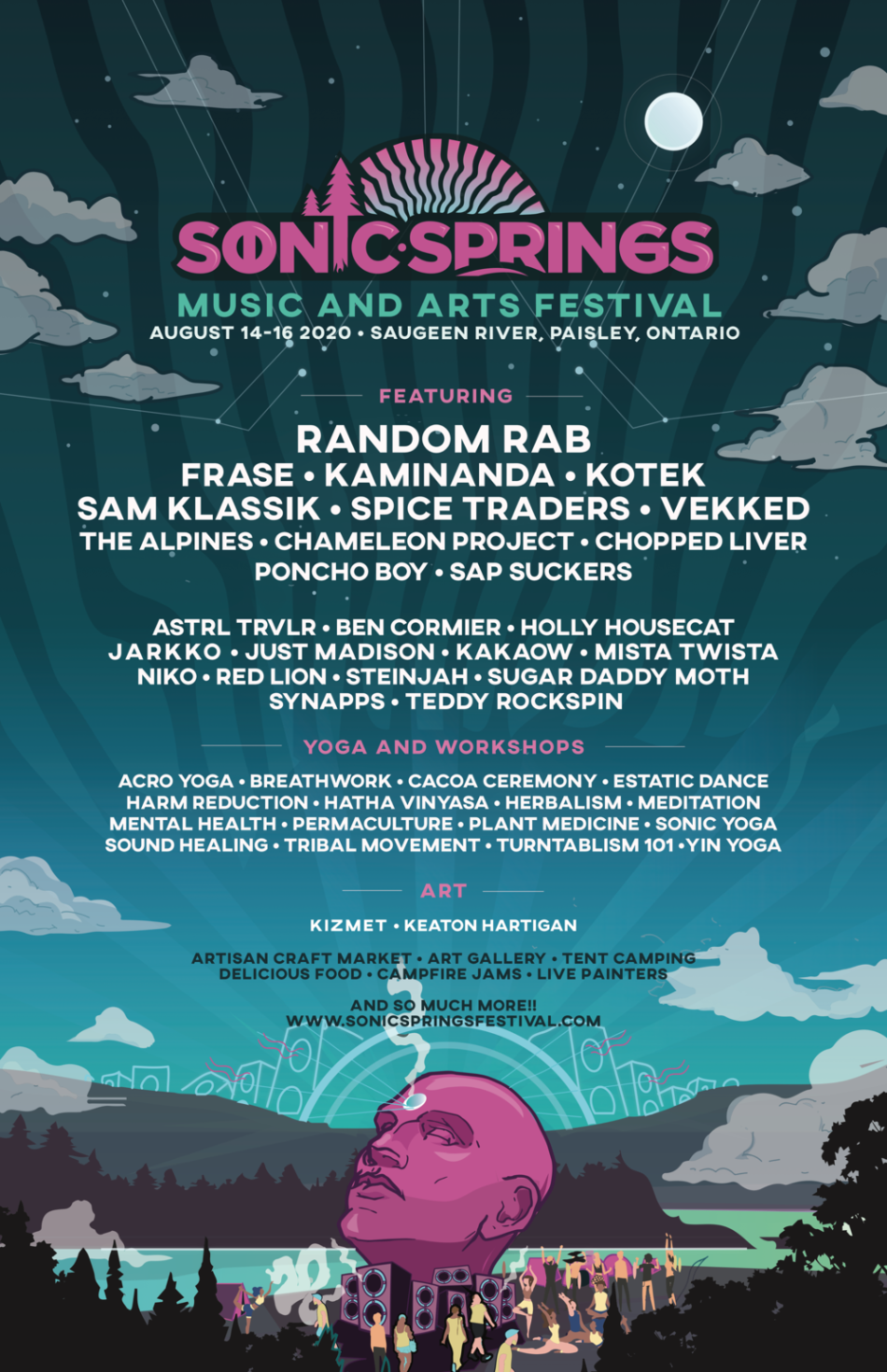 Sonic Springs Poster