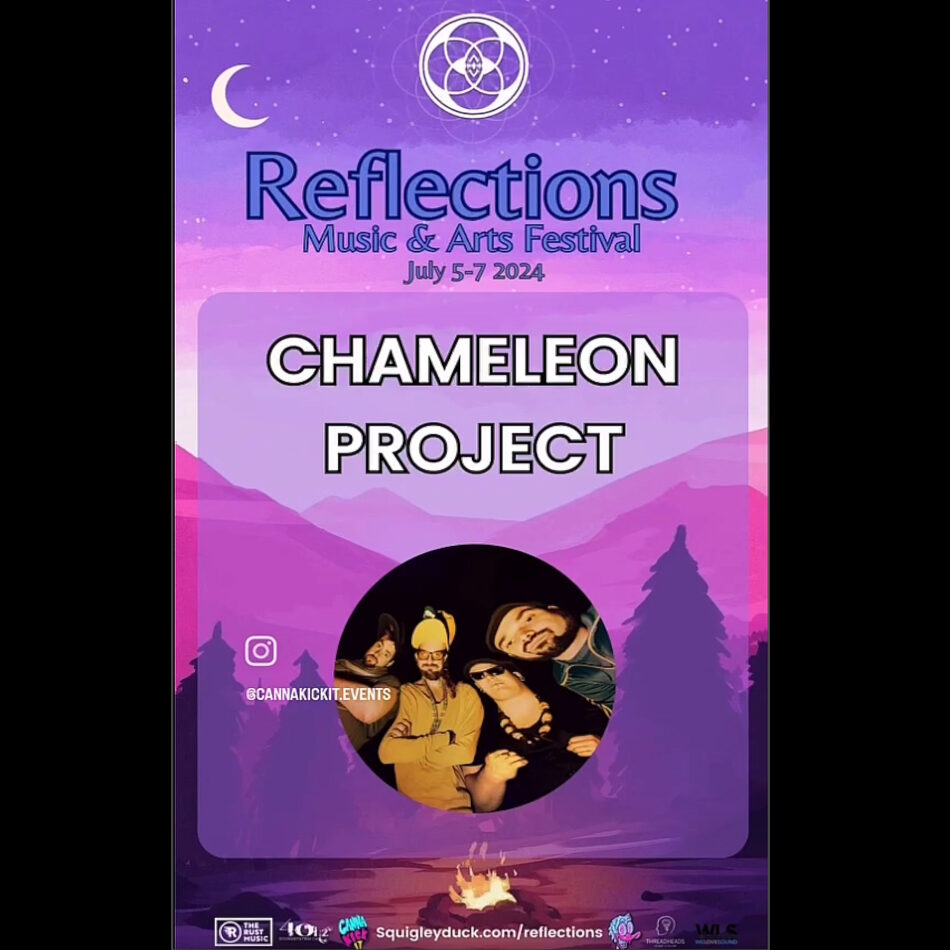 Chameleon Project at Reflections Festival Poster